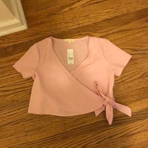 Pink Short Sleeve Top